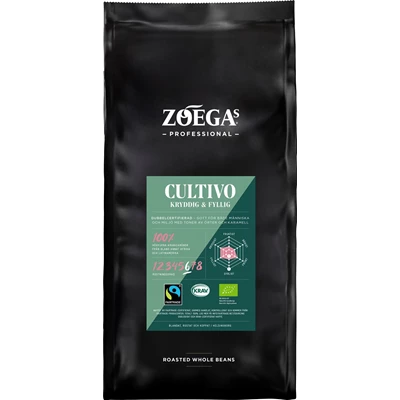 Kaffebönor Zoégas Cultivo 750g 8st/kolli