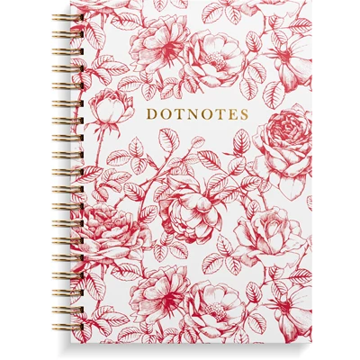 Block DotNotes Blommor 176x250 mm