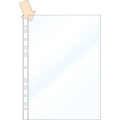 Plastficka Bantex A4 0,12 100/fp