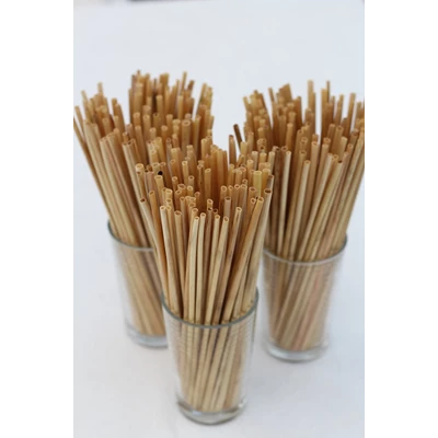 Rawstraw naturliga sugrör 500st