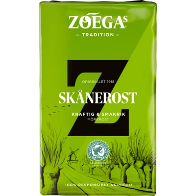 Kaffe Zoégas Skånerost VAC 450g 12st/kolli