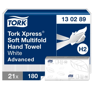 Pappershandduk Tork Advanced H2 2-lag 3780st/fp