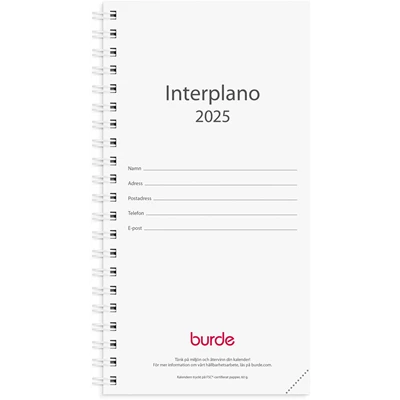 Kalender 2025 Interplano refill