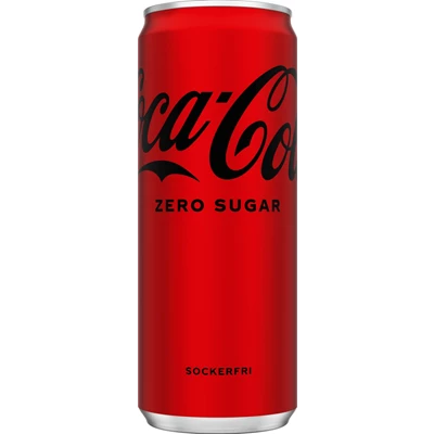 Coca Cola Zero Burk 33cl 20st/kolli