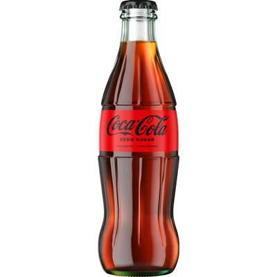 Coca Cola Zero Glasflaska 33cl 24st/kolli